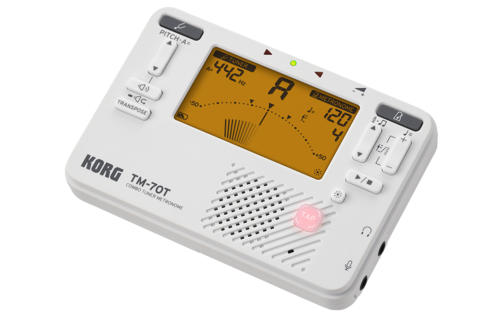 Accordeur Métronome Korg TM70T Blanc